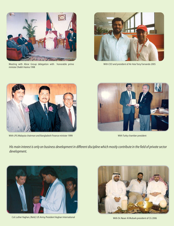 Business profile — with global business leaders