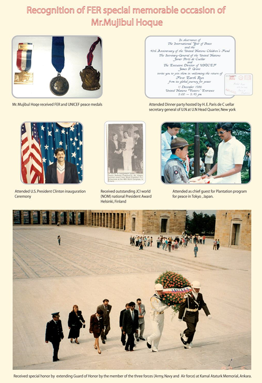 FER recognition medals and honors