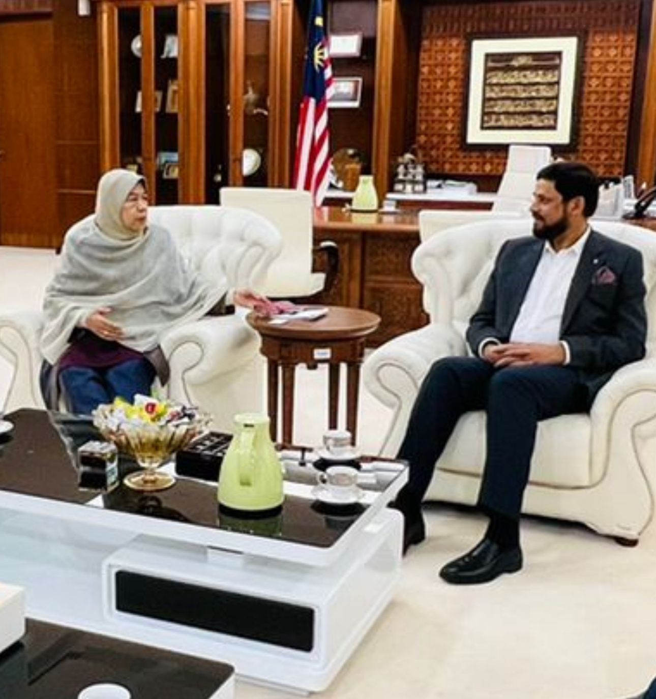 Meeting with senior Malaysian official