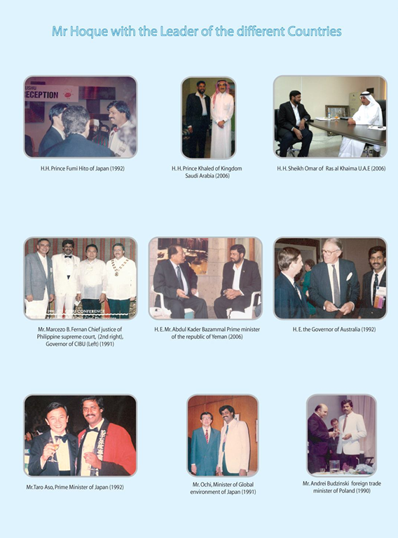 With leaders of different countries — part 1